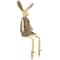 12" Long Legged Sitting Ballerina Girl Bunny Easter Figure